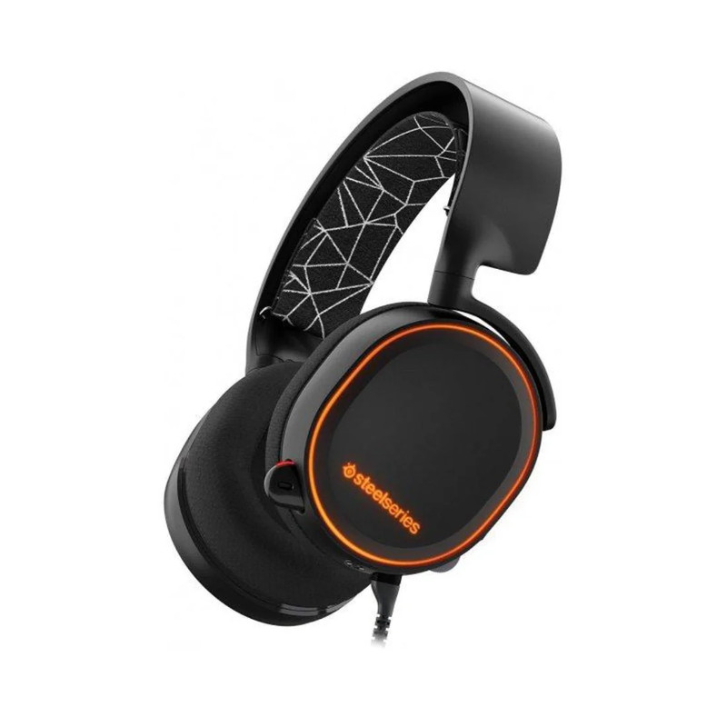 SteelSeries Arctis 5 RGB Gaming headset 2019 Edition - Black - سماعة
